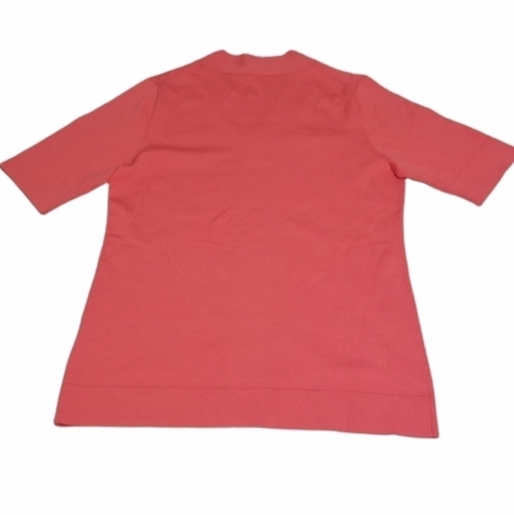 PENDLETON Short Sleeve V-neck, Color Orange, Size XS - Picture 2 of 7